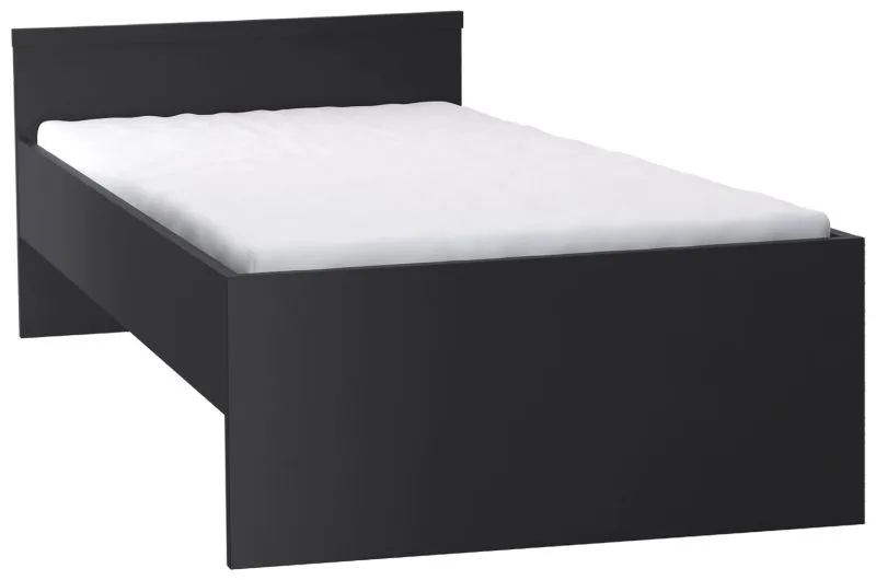 Letto singolo Marincho 79 nero | 90 x 200 cm | Design moderno per cameretta | Struttura stabile