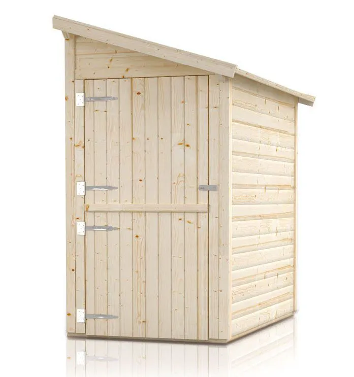 Estensione Casetta da giardino "Ordnung" 1, misure esterne con tetto: 180 x 124 cm, misure esterne senza tetto: 150 x 120 cm, misure interne: 142 x 116 cm