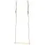Trapezio da ginnastica in legno con corda regolabile | Larghezza 58 cm | Conforme EN 71