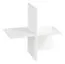 Modulo scaffale per cameretta Marincho bianco | 4 scomparti | 48 x 48 x 29 cm | Design versatile