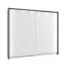 Cornice per armadio scorrevole Kule 07 | Grigio grafite | MDF e derivati del legno | 214x247x18,5 cm