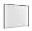 Cornice per armadio scorrevole Kule 07 | Grigio grafite | MDF e derivati del legno | 214x247x18,5 cm