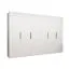 Armadio battente Korab 47 | Bianco, maniglie nere | 6 ante, 4 scomparti | 4 barre appendiabiti | 3 m | Sistema Soft-Close
