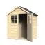 Casetta da giardino prefabbricata Münster 01 incl. pavimento, legno grezzo - spessore 19 mm, SU: 1,5 m²