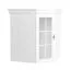 Vetrinetta modulare per cassettiera Sentis 03 | Pino bianco | 97 x 75 x 75 cm | Stile country