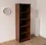 Scaffale 13 ripiani Mojokerto | Noce/Nero | 194 x 60 x 39 cm | Design moderno e versatile