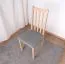 Sedia pranzo SIGULDA rovere | Imbottitura grigia schiuma T-25 | Faggio massiccio | Stile classico | Materiali pregiati
