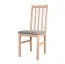 Sedia pranzo SIGULDA rovere | Imbottitura grigia schiuma T-25 | Faggio massiccio | Stile classico | Materiali pregiati