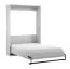 Letto a parete Ersigen 06 bianco | 140 x 200 cm | Maniglie dorate | Meccanismo a molla | Salvaspazio