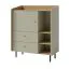 Cameretta completa 5 pezzi Sampont | Verde menta e rovere scuro | Design moderno | Montaggio facile