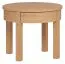 Tavolino rotondo | Rovere | 54 x 54 x 45 cm | Design moderno e gambe in legno massiccio