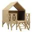 Casetta per bambini Adventure Forest incl. pavimento, colore: naturale - Dimensioni: 184 x 202 cm