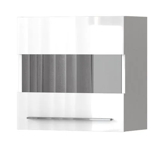 Pensile Garim 45 bianco lucido | 57 x 60 x 29 cm | Design moderno e funzionalità soft close