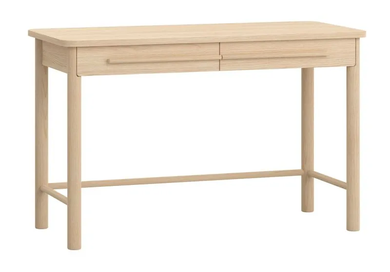 Comodino due cassetti Aegir 46 | Rovere naturale | Design scandinavo | 75 x 120 x 50 cm | Stabile e robusto