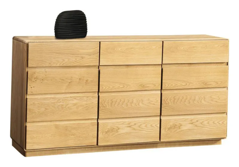 Madia soggiorno Fazenda 20 | Rovere parzialmente massello naturale | 90 x 177 x 46 cm | Design moderno e funzionale