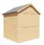 Casetta da giardino "Worms" 02, legno grezzo, incl. pavimento, porta in legno massiccio - spessore 19 mm, SU 3,19 m², tetto a due falde