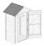 Mobile da giardino Salvador con pavimento e copertura - Dimensioni: 80 x 127 x 214 cm (L x P x A)