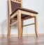 Sedia "Junco" 249 in faggio massiccio naturale | Design moderno | 98 x 48 x 50 cm | Seduta imbottita