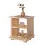Mobile porta TV in pino massello naturale Junco 207 | Design compatto | 49 x 51 x 49 cm