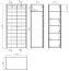 Armadio ante battenti Tasman 08 | Faggio massello oliato | 212 x 100 x 60 cm | Design elegante