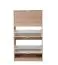 Scarpiera Gradide 01 rovere Sonoma | 3 ante battenti | 6 scomparti | Bordi ABS | 119 x 67 x 28 cm