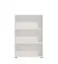 Scaffale bianco "Knide" 01 | 3 scomparti | bordi in ABS | 107,5 x 70 x 24,5 cm