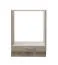 Mobile base per elettrodomestici da incasso Mionica | Grigio rovere e sabbia | 1 anta battente | 82 x 60 x 56,5 cm
