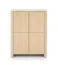 Madia alta Vytgarth 04 | Rovere Vicenza | 2 ante, 8 scomparti | Design senza maniglie | 132 x 103 x 39 cm