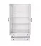 Vetrinetta Tellin 02 | Bianco lucido | 190 x 90 x 40 cm | Design moderno per cameretta