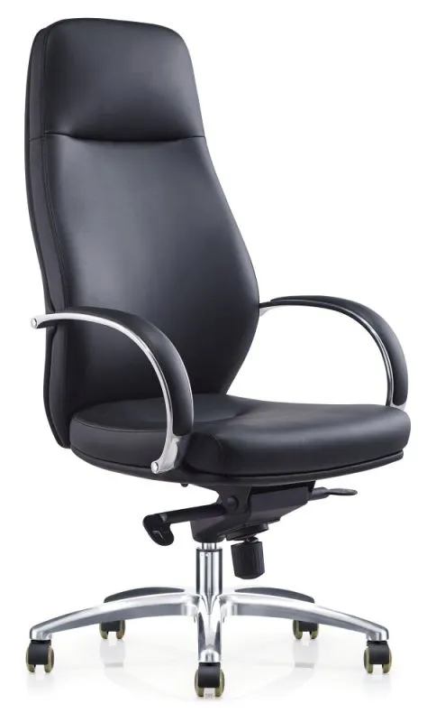 Sedia girevole Tamest 116 nero | Regolabile in altezza | Dimensioni 120-128 x 63 x 72 cm | Base cromata