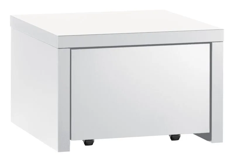 Tavolino contenitore per cameretta "Marincho" 31 bianco | 35 x 54 x 53 cm | Pratico con rotelle