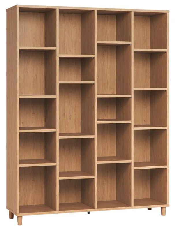 Libreria Arbolita 04 | Rovere | 195 x 149 x 38 cm | Design moderno e robusto