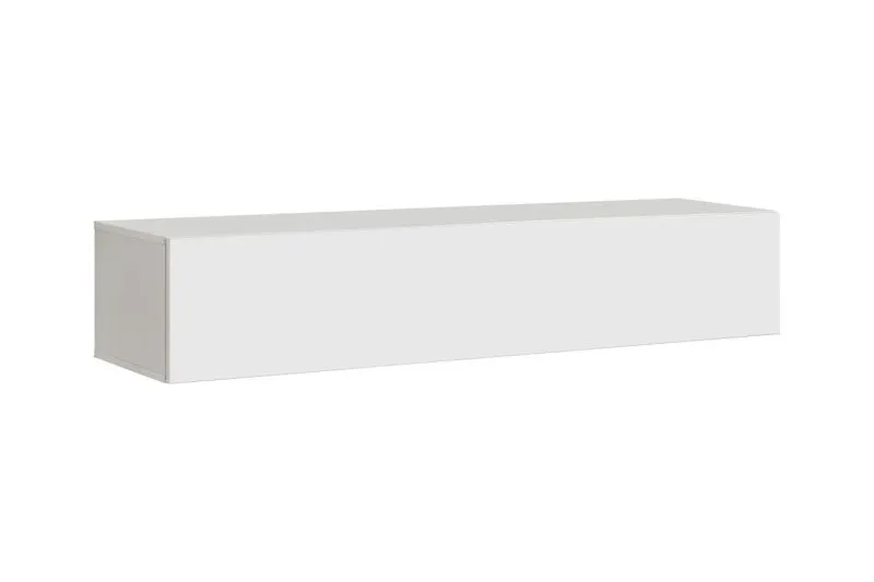 Pensile Raudberg 33 bianco | 160 cm larghezza | 2 vani | Design moderno | Apertura push-to-open