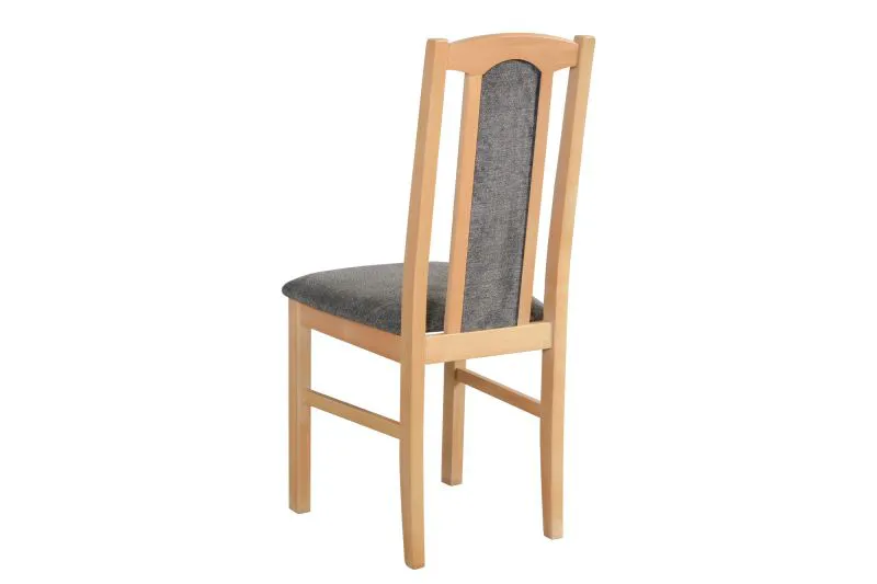 Sedia da pranzo imbottita Madohn | Schiuma T-25 comfort superiore | Legno massiccio di faggio rovere | Rivestimento in nylon | Robusta e versatile