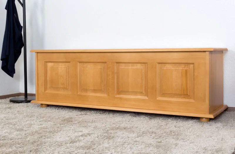 Cassapanca in pino massello color ontano 179 | 50 x 154 x 46 cm | Design moderno e robusto