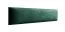 Set 10 pannelli imbottiti per pareti e panche | Velluto verde scuro | 40 x 15 cm | Facile pulizia