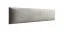 Pannelli imbottiti decorativi set 10 pezzi | Grigio elegante | Velluto resistente | 60 x 15 cm