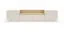 Mobile TV "Manouba" 04, beige/rovere Cremona, 2 ante a battente, 3 scomparti, 2 cassetti, illuminazione a LED, funzione "push-to-open", 203 x 40 x 43 cm