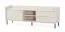 Soggiorno completo - Set 3 pezzi, beige effetto legno, gambe e maniglie: metallo, 1 mobile TV, 1 madia, 1 armadio