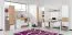 Armadio cameretta Lian 05 | Marrone chiaro, bianco, cappuccino | 195 x 80 x 40 cm | Design moderno