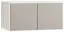 Modulo armadio 2 ante Bellaco 38 | Grigio/Bianco | 45 x 93 x 57 cm | Design moderno e praticità