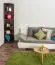 Scaffale angolare pino massello color noce 002 | 200 x 40 x 42 cm | 6 ripiani spaziosi | Design moderno