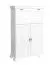 Cassettiera Sentis 08 | Pino bianco | 136 x 88 x 39 cm | Stile country | Ampio spazio contenitivo