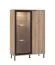 Soggiorno moderno 6 pezzi B Zvesdara | Rovere Artisan/Nero | 2 vetrine, mobile TV, mensola, cassettiera, tavolino | Bordi ABS