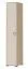 Cameretta - Armadio ad ante battenti "Benjamin" 16, faggio / crema - 236 x 44 x 56 cm (h x l x p)