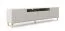 Mobile TV "Cienequillas", color cashmere, gambe: oro, 2 ante a battente, 1 anta a ribalta, 4 scomparti, funzione “push-to-open”, 200 x 40 x 54 cm