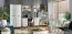 Scaffale Panduros 07 | Bianco pino e marrone rovere | 128 x 45 x 40 cm | Pratico e moderno