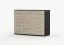 Cassettiera "Comarca" 29 | rovere Sonoma e nero | 2 ante, 3 scomparti, 4 cassetti | 96 x 135 x 45 cm