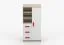 Armadio battente Smolikas 29 | Rovere Sonoma e bianco | 7 scomparti, 3 cassetti | Maniglie rosse | 159 x 80 x 40 cm
