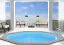 Robusta piscina in legno Sunnydream 05, 6,55 x 1,36 metri, comprensiva di sistema di filtraggio premium, materiale filtrante, scala per piscina, liner per piscina, telo per pavimento e pareti, giunti angolari in acciaio inox